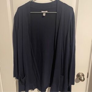 Croft & Barrow Blue Cardigan Sweater